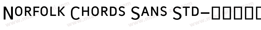 Norfolk Chords Sans Std字体转换